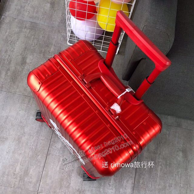 Rimowa拉杆箱 66640 Supreme x rimowa 日默瓦拉箱 全鋁鎂合金 Supreme行李拉杆箱xzx1148